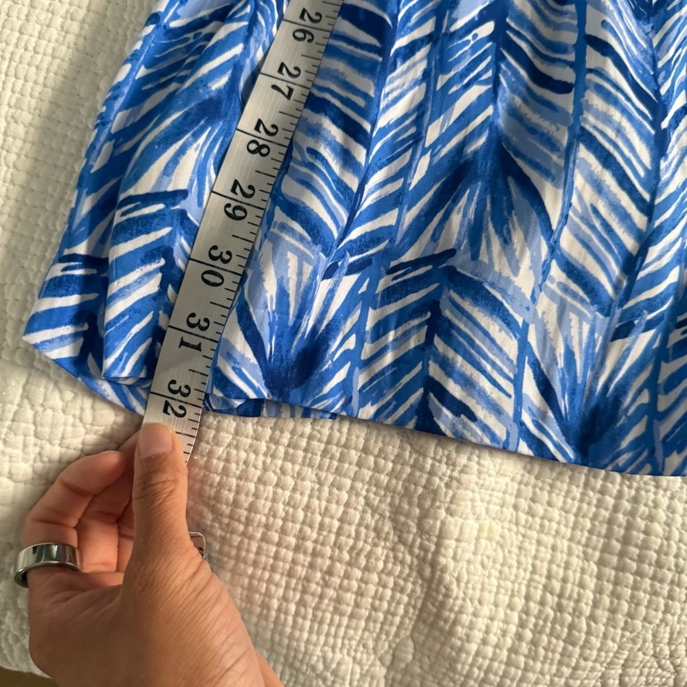Lilly Pulitzer Colby Romper Embellished Lapis Blue Costa Verde - Picture 8 of 8